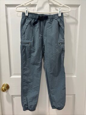 Patagonia Boys Outdoor Everyday Pants Size Large Plume Gray Cargo Outdoor NWOT